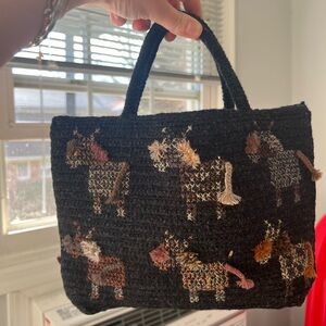 Sophie Digard Wool Dog Purse